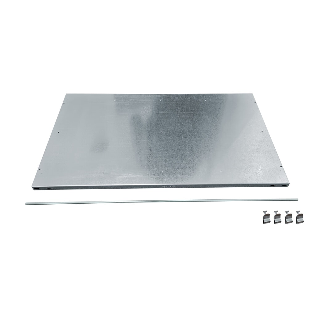 Illustration du produit: Tablette supplémentaire pour étagère à dossiers SCHULTE système enfichable avec butées finales/centrale, lxP 1 300 x 600 mm