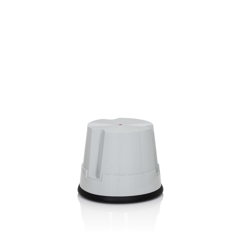 N° de l'image du produit 6 : Tabouret marchepied / tabouret à roulettes hjh OFFICE TIO-S plastique, gris