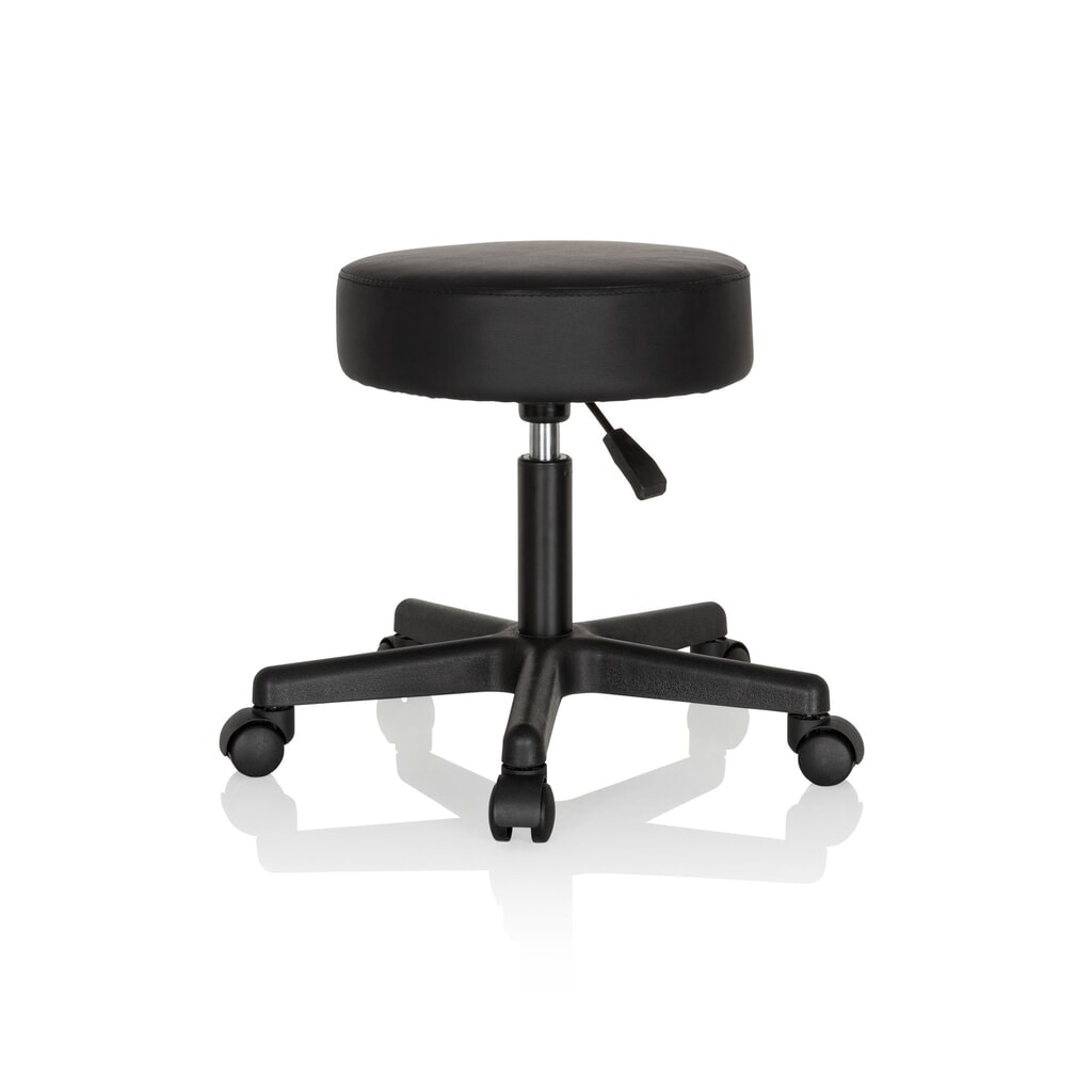 N° de l'image du produit 9 : Tabouret ergonomique / tabouret pivotant hjh OFFICE OPERATOR I similicuir, noir