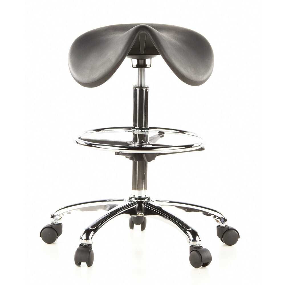 Illustration du produit: Tabouret / tabouret pivotant hjh OFFICE TOP WORK 13 mousse rigide, noir