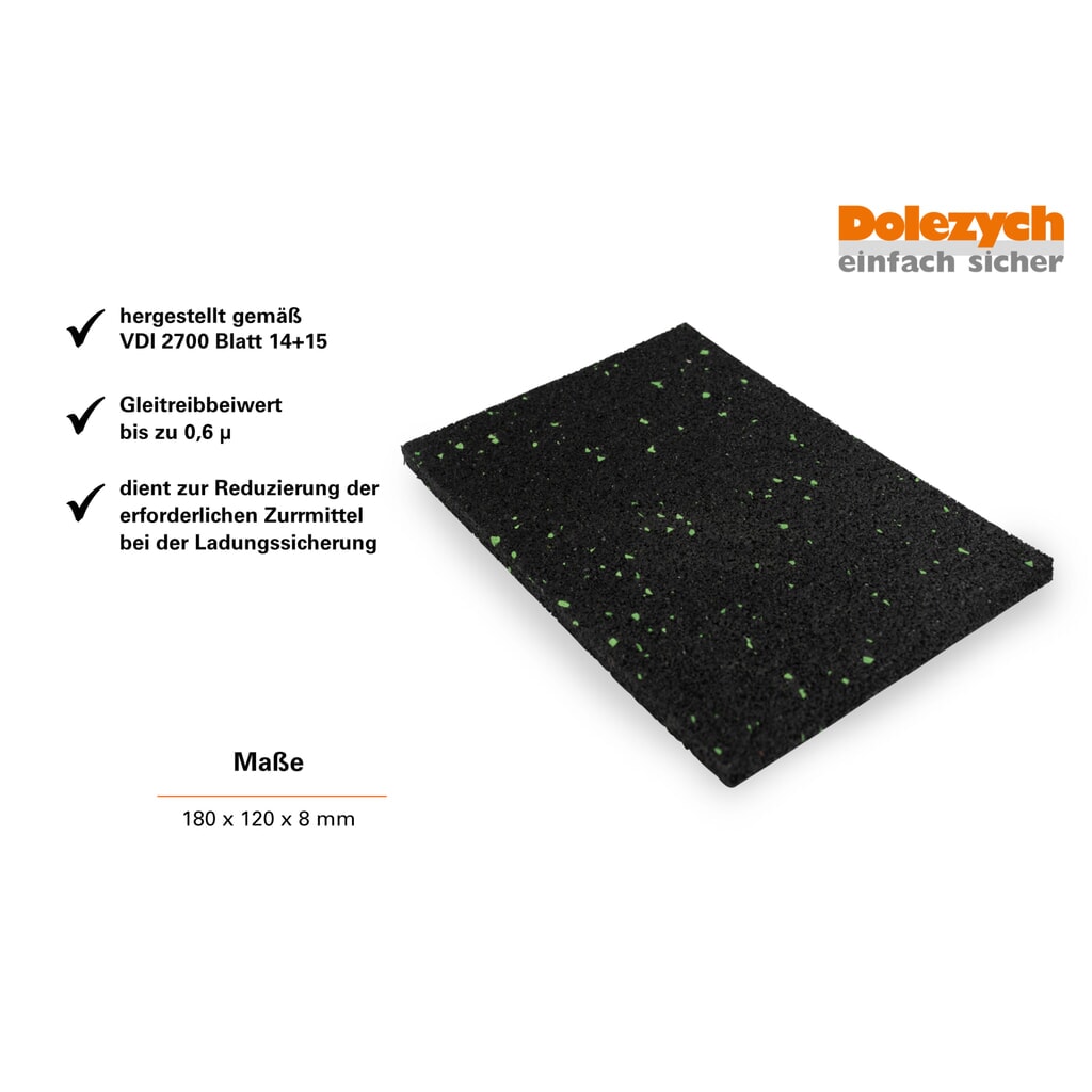 Tapis Anti-dérapant Dolezych DomATT, dimensions 180 x 120 x 8 mm N° de l'image du produit 2 : Tapis Anti-dérapant Dolezych DomATT, dimensions 180 x 120 x 8 mm