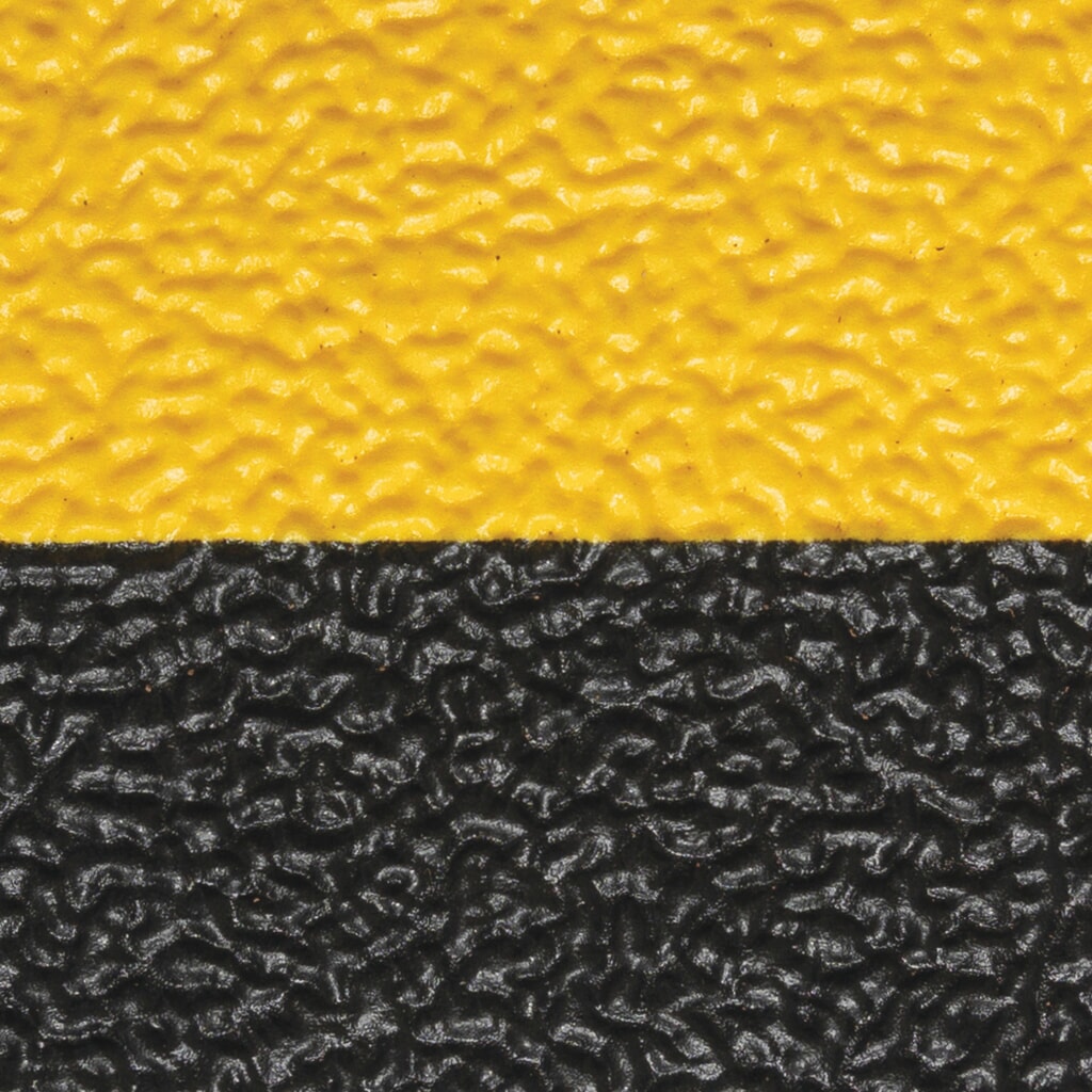 Tapis anti-fatigue, surface texturée, LxP 600 x 910 mm, noir/jaune N° de l'image du produit 2 : Tapis anti-fatigue, surface texturée, LxP 600 x 910 mm, noir/jaune