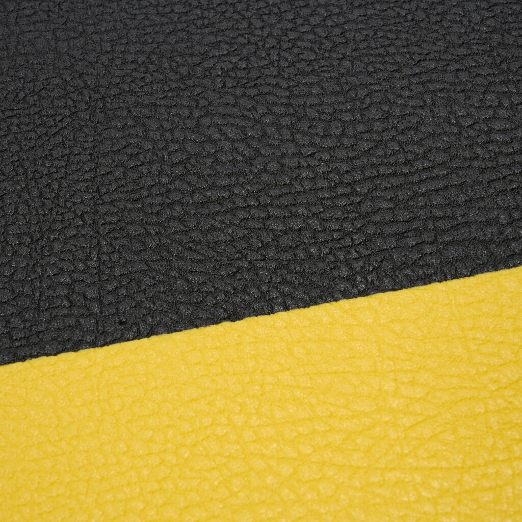 Tapis anti-fatigue HEMMDAL ErgoSoft Classic, texturé, monocouche, LxL 600 x 600 mm, noir/jaune N° de l'image du produit 4 : Tapis anti-fatigue HEMMDAL ErgoSoft Classic, texturé, monocouche, LxL 600 x 600 mm, noir/jaune