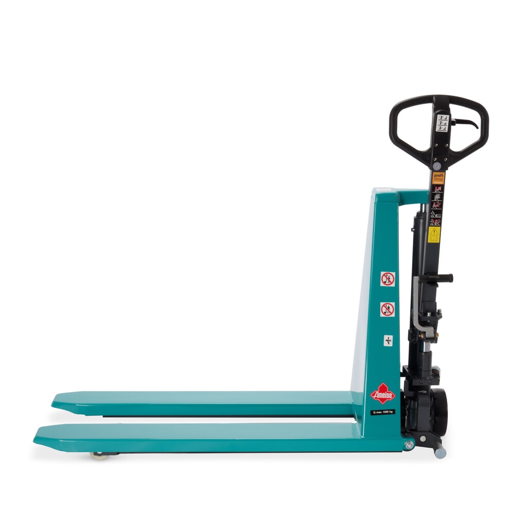 N° de l'image du produit 3 : Transpalette à ciseaux Ameise® PTM 1.0 Scissor avec levée rapide, capacité de charge 1 000 kg, longueur des fourches 1 150 mm