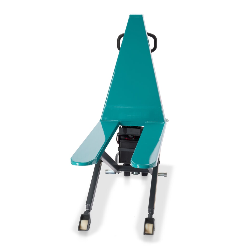 Transpalette à ciseaux Ameise® PTM 1.0 électrohydraulique, capacité de charge 1 000 kg, longueur des fourches 1 150 mm, polyuréthane / nylon N° de l'image du produit 17 : Transpalette à ciseaux Ameise® PTM 1.0 électrohydraulique, capacité de charge 1 000 kg, longueur des fourches 1 150 mm, polyuréthane / nylon