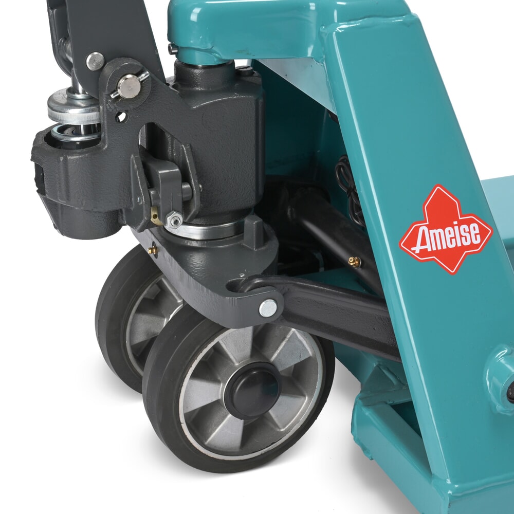 N° de l'image du produit 8 : Transpalette avec balance Ameise® PTM 2.0 Scale avec écran sur la tête du timon, capacité de charge 2 000 kg, roues simples