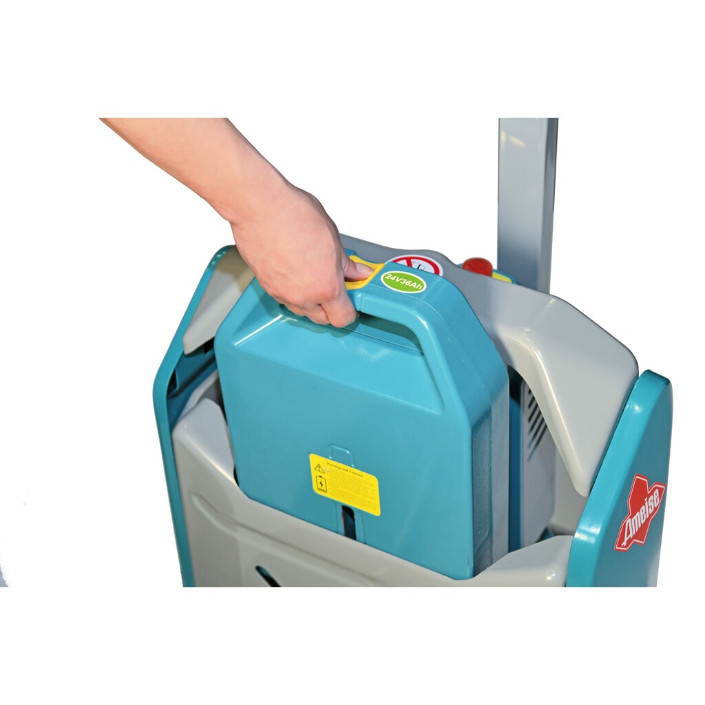 N° de l'image du produit 3 : Transpalette électrique Ameise® PTE 1.5, capacité de charge 1 500 kg, longueur des fourches 1 150 mm