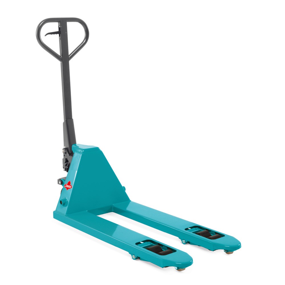 Illustration du produit: Transpalette manuel Ameise® PTM 2.0, capacité de charge 2 000 kg, longueur de fourche 800 mm, caoutchouc plein / polyuréthane, galets tandem