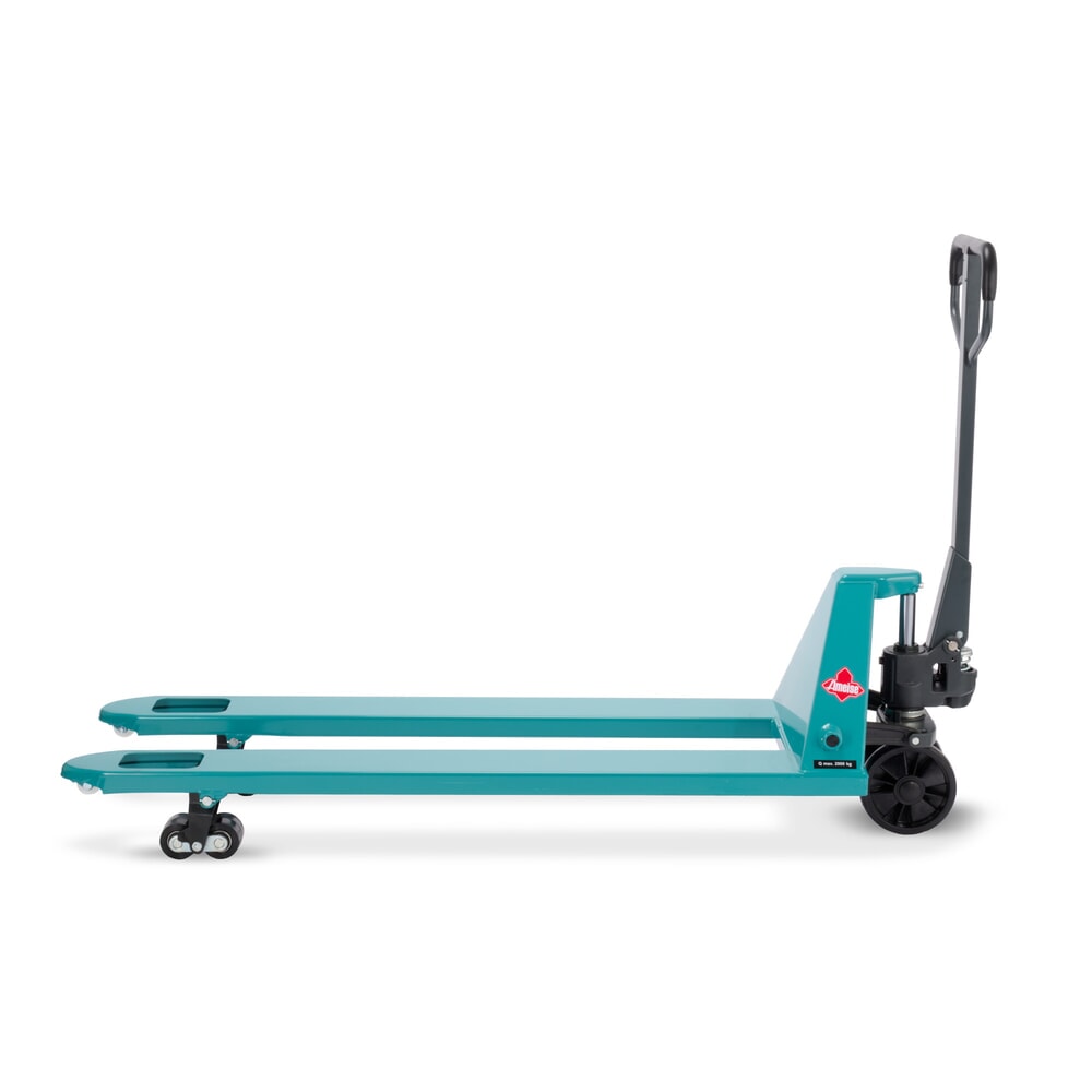 N° de l'image du produit 8 : Transpalette manuel Ameise® PTM 2.0, capacité de charge 2 000 kg, longueur de fourche 1 500 mm, polyuréthane, galets tandem