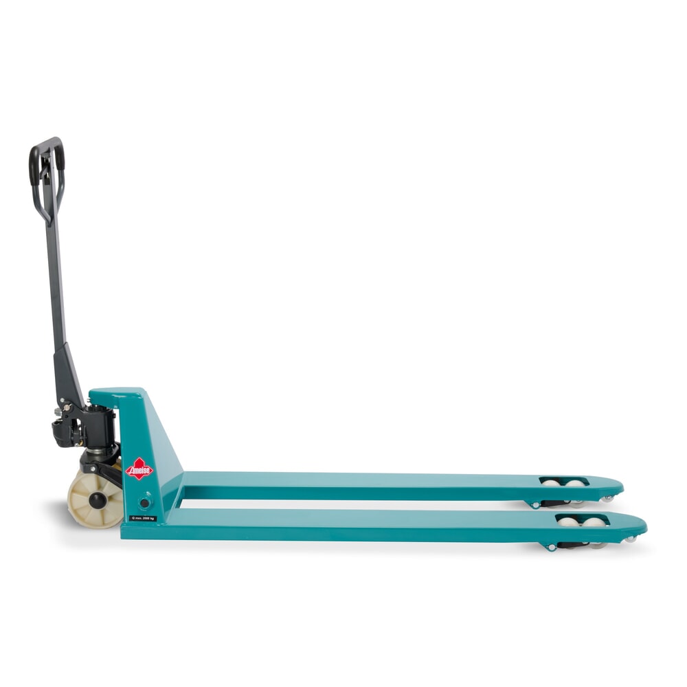 N° de l'image du produit 8 : Transpalette manuel Ameise® PTM 2.0, capacité de charge 2 000 kg, longueur de fourche 1 500 mm, nylon, galets tandem