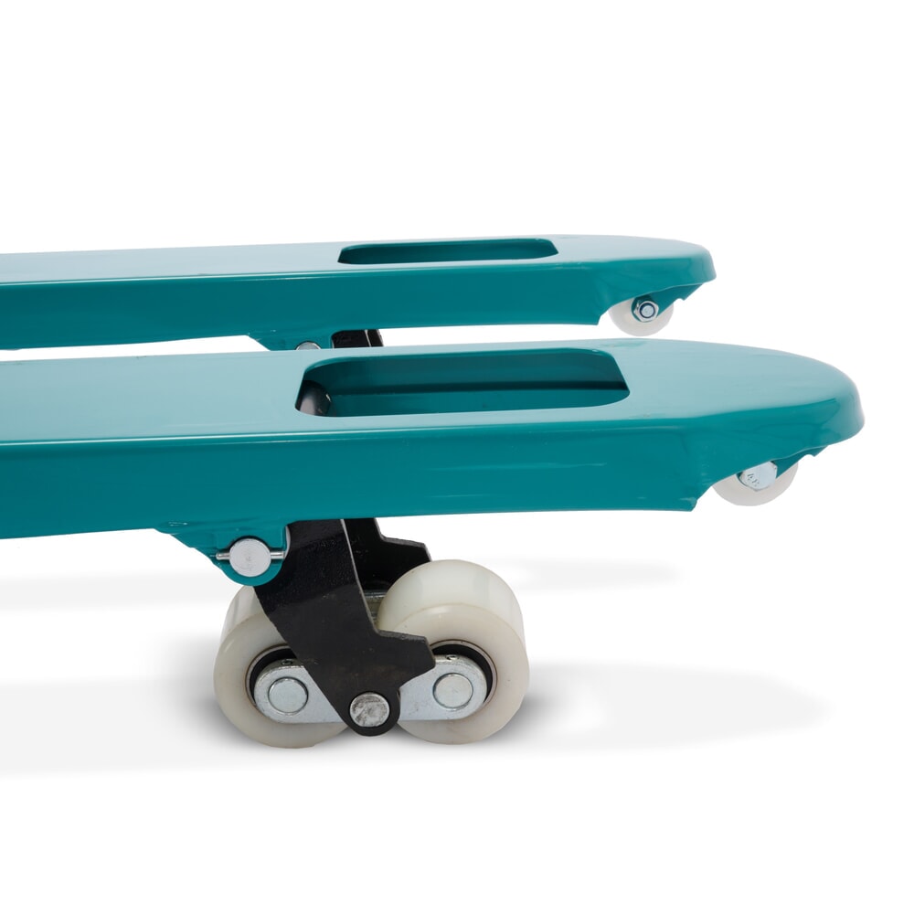 N° de l'image du produit 11 : Transpalette manuel Ameise® PTM 2.0, capacité de charge 2 000 kg, longueur de fourche 1 500 mm, nylon, galets tandem