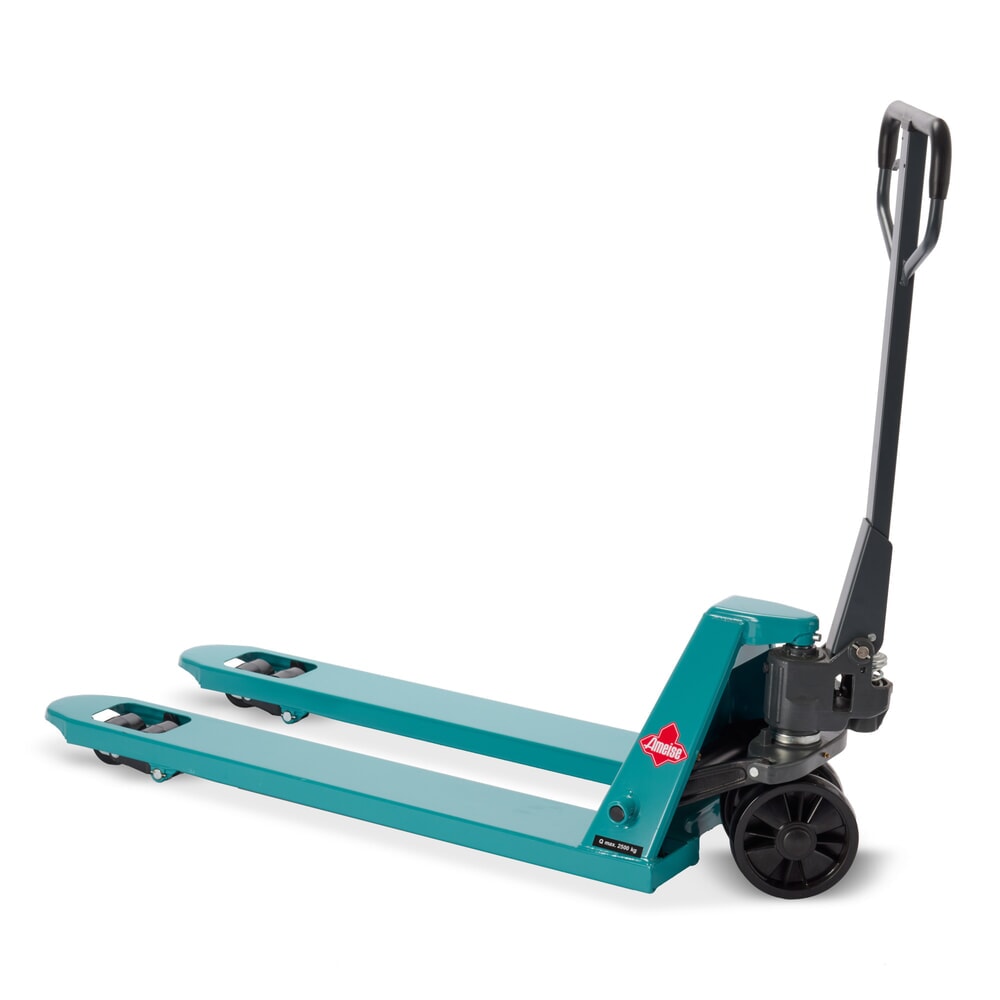 N° de l'image du produit 12 : Transpalette manuel Ameise® PTM 2.5, capacité de charge 2 500 kg, longueur de fourche 1 150 mm, polyuréthane, galets tandem