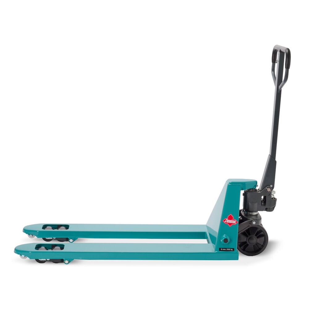 N° de l'image du produit 13 : Transpalette manuel Ameise® PTM 2.5, capacité de charge 2 500 kg, longueur de fourche 1 150 mm, polyuréthane, galets tandem