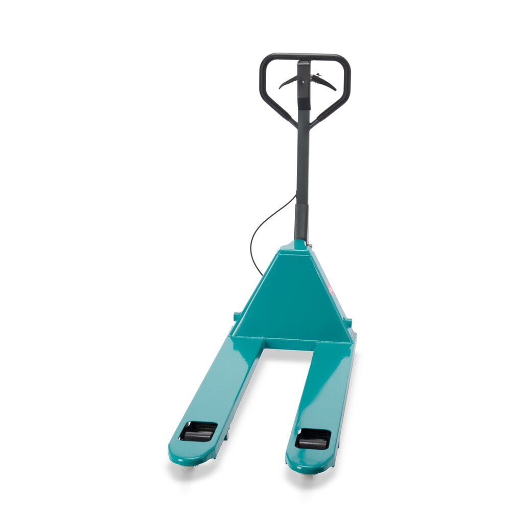 N° de l'image du produit 4 : Transpalette manuel Ameise® PTM 2.5 avec frein à main, capacité de charge 2 500 kg, longueur des fourches 1 150 mm, caoutchouc plein / polyuréthane