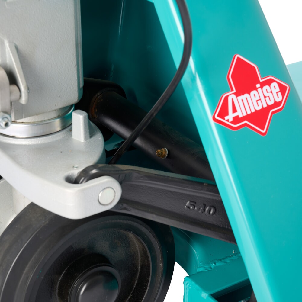 N° de l'image du produit 9 : Transpalette manuel Ameise® PTM 2.5 avec frein à main, capacité de charge 2 500 kg, longueur des fourches 1 150 mm, caoutchouc plein / polyuréthane