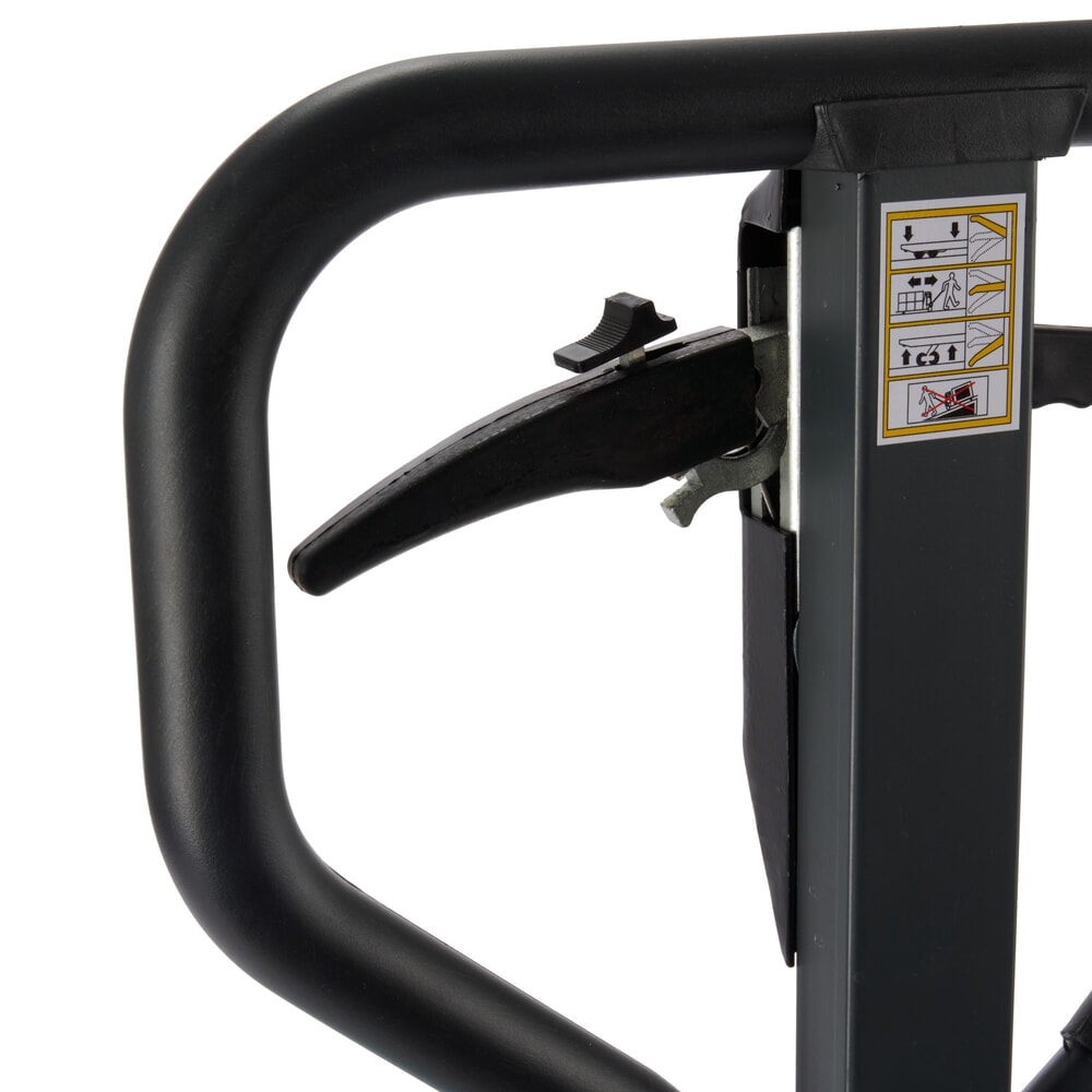 N° de l'image du produit 10 : Transpalette manuel Ameise® PTM 2.5 avec frein à main, capacité de charge 2 500 kg, longueur des fourches 1 150 mm, caoutchouc plein / polyuréthane, galets tandem