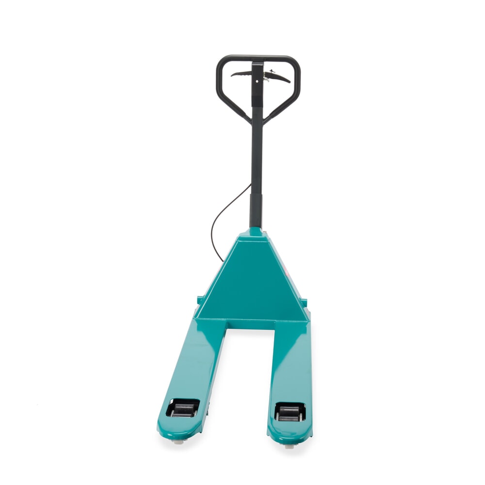 N° de l'image du produit 11 : Transpalette manuel Ameise® PTM 2.5 avec frein à main, capacité de charge 2 500 kg, longueur des fourches 1 150 mm, caoutchouc plein / polyuréthane, galets tandem