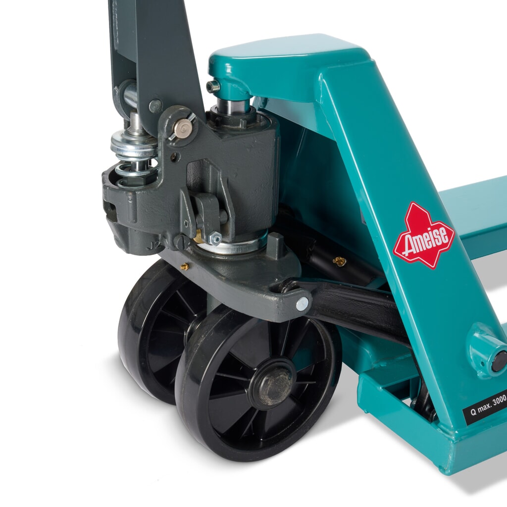 N° de l'image du produit 11 : Transpalette manuel Ameise® PTM 3.0, capacité de charge 3 000 kg, longueur de fourche 1 150 mm, polyuréthane, galets tandem