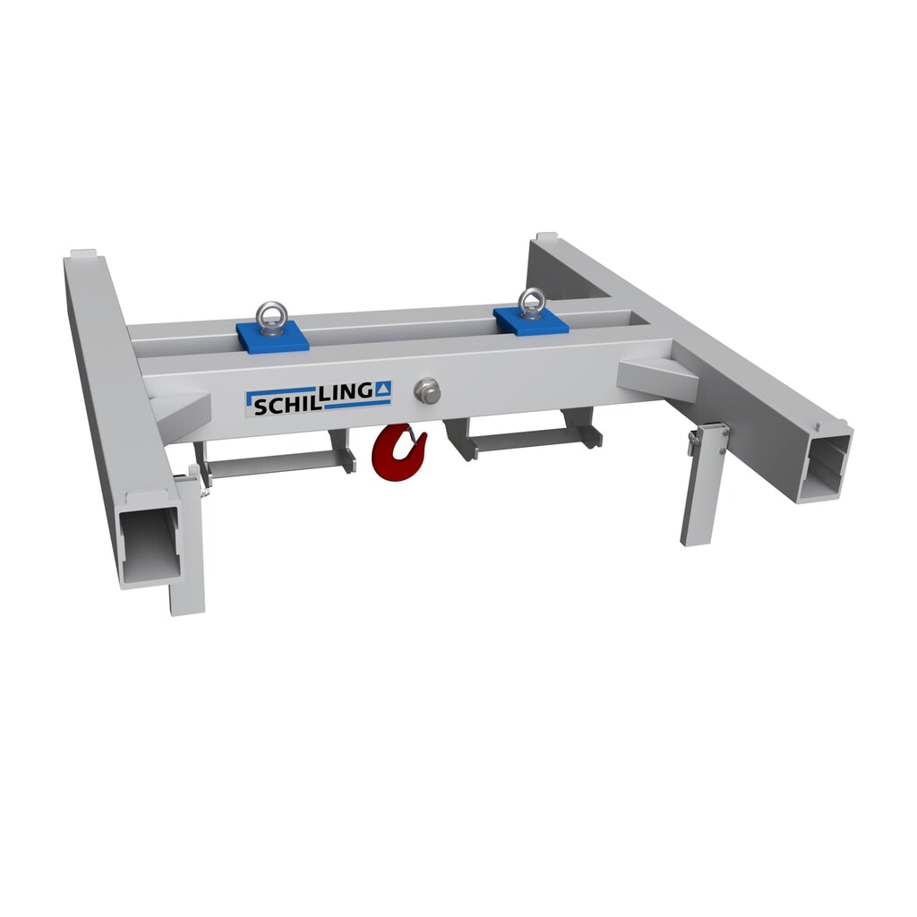 Illustration du produit: Traverse porte-charge SCHILLING en alu pour Big Bags, profilé de fourche max. 240 x 114 mm, capacité de charge 1 500 kg