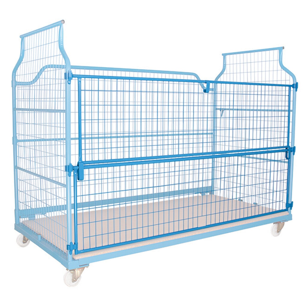 Universal-Corlette® avec paroi avant partagée, HxlxP 1 850 x 1 200 x 1 150 mm N° de l'image du produit 3 : Universal-Corlette® avec paroi avant partagée, HxlxP 1 850 x 1 200 x 1 150 mm