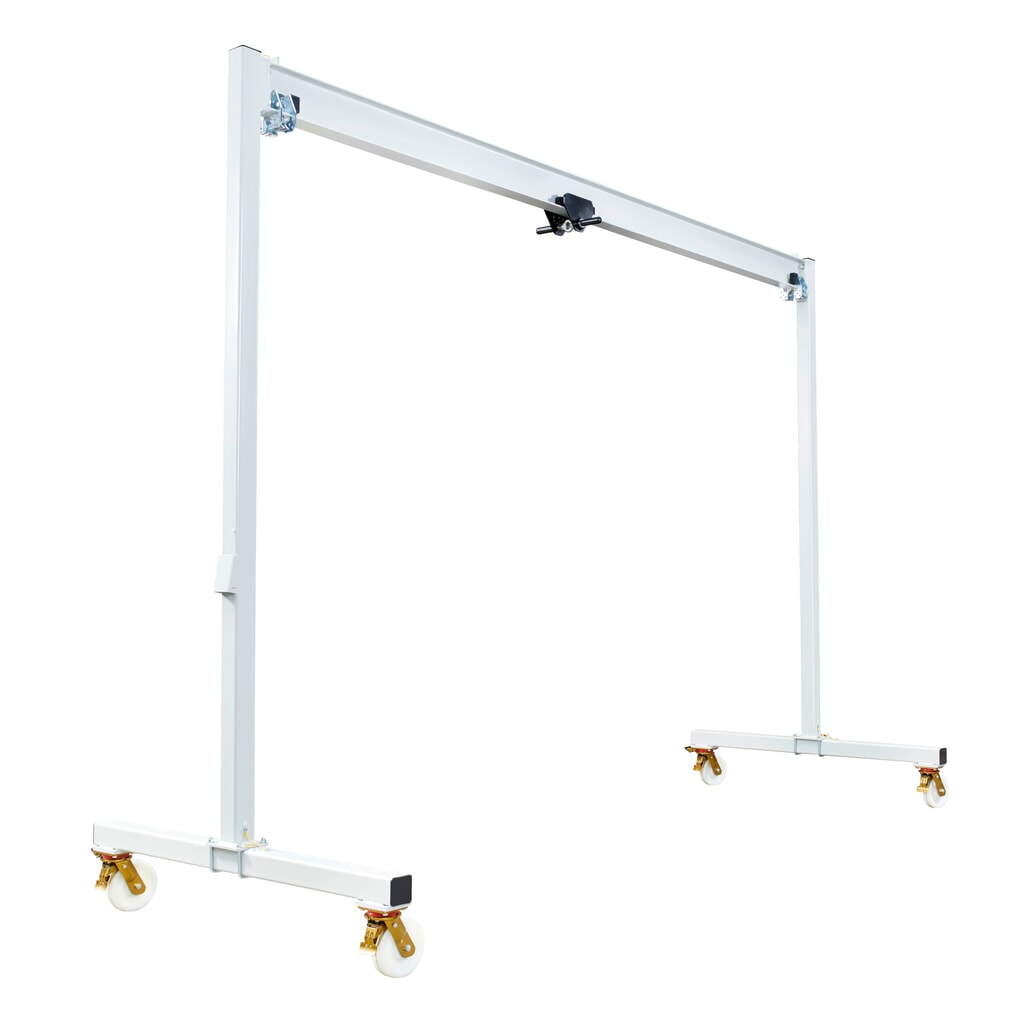 Illustration du produit: VETTER® Portique de levage avec chariot coulissant manuel, mobile, largeur libre 3 m, capacité de charge 250 kg