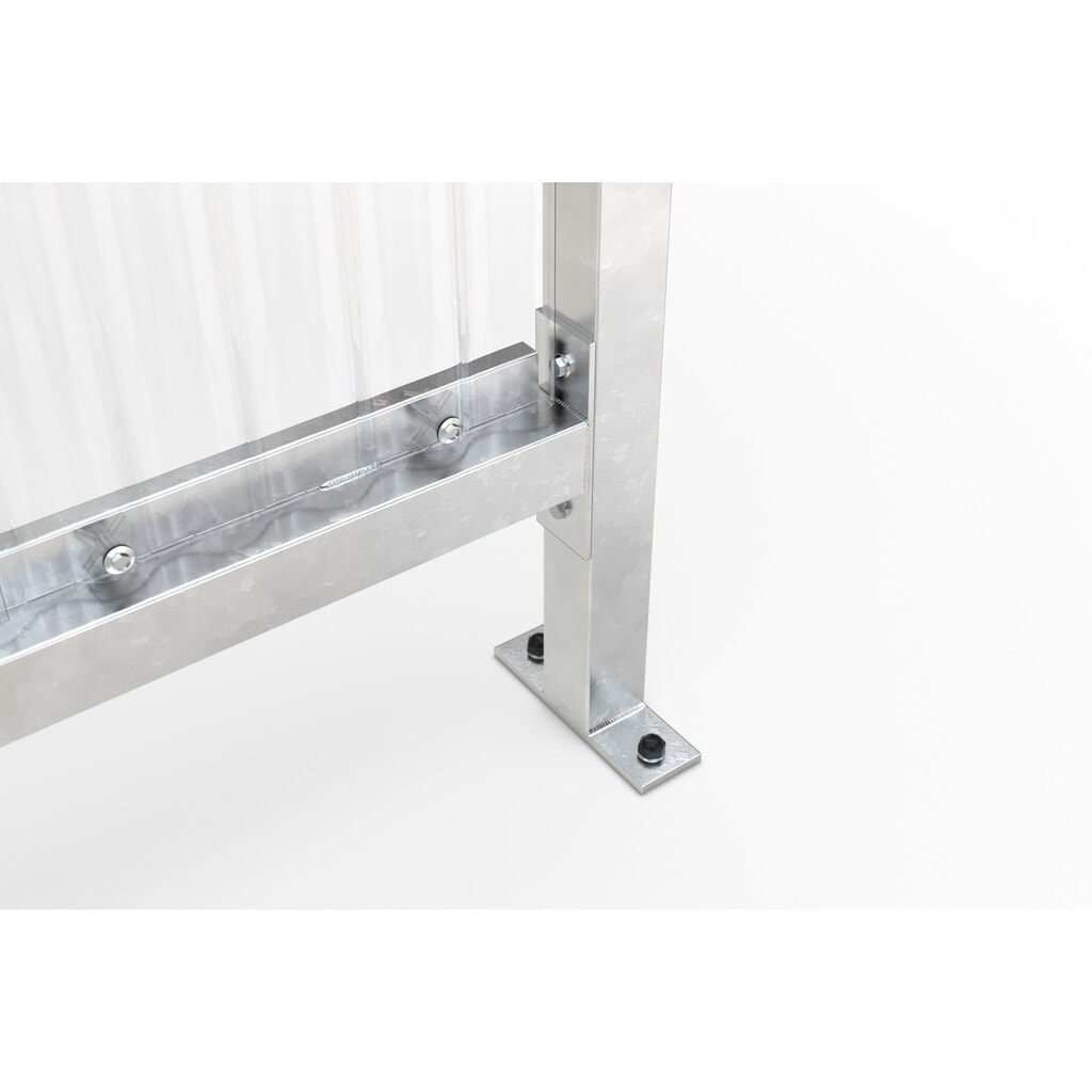 wsm® Abri fumeurs à, pour 2-3 personnes, galvanisé N° de l'image du produit 2 : wsm® Abri fumeurs à, pour 2-3 personnes, galvanisé