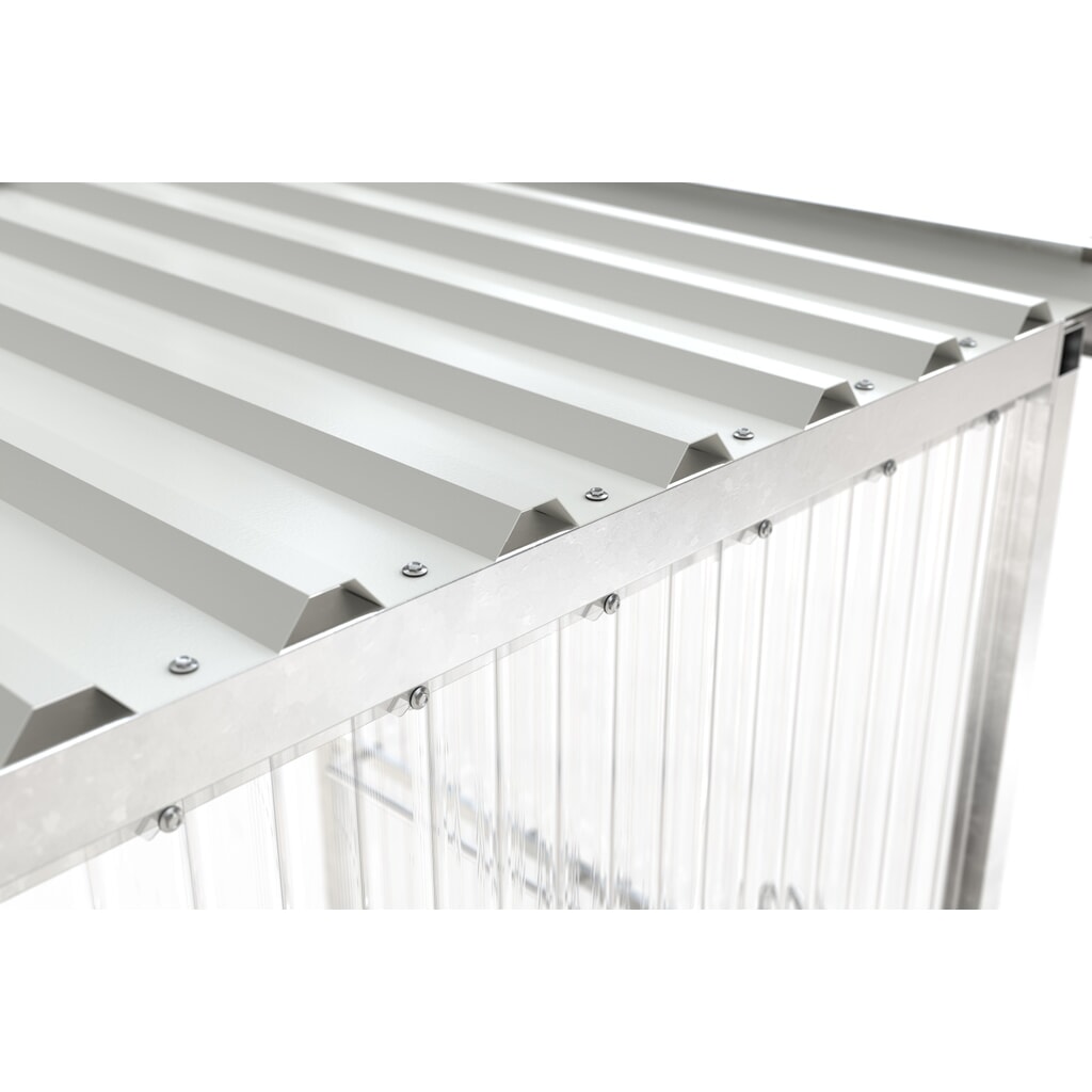 N° de l'image du produit 8 : wsm® Abri fumeurs à, pour 2-3 personnes, galvanisé