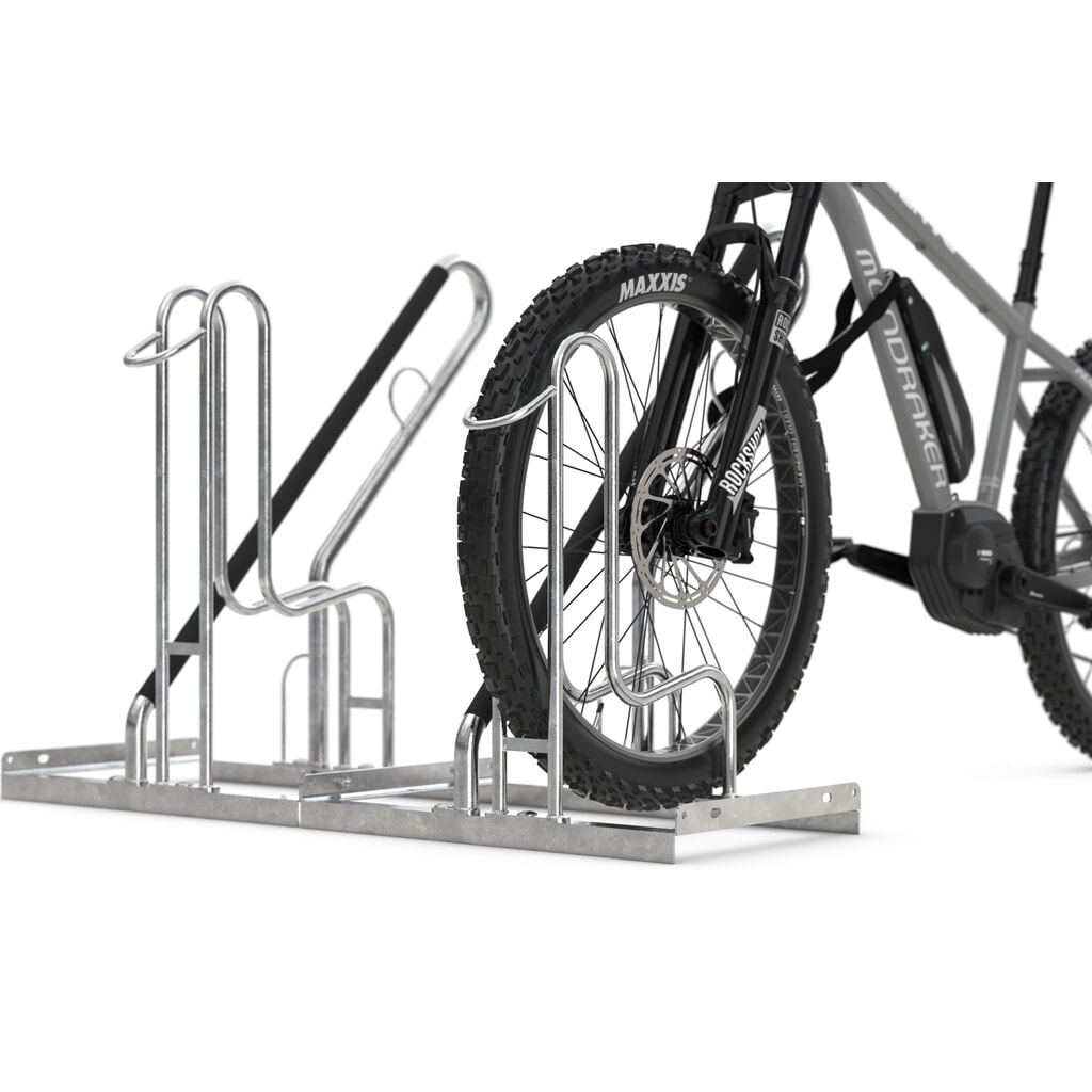 N° de l'image du produit 4 : Parc à vélos wsm® 4801 XXBF, unilatéral, 1 place, position basse