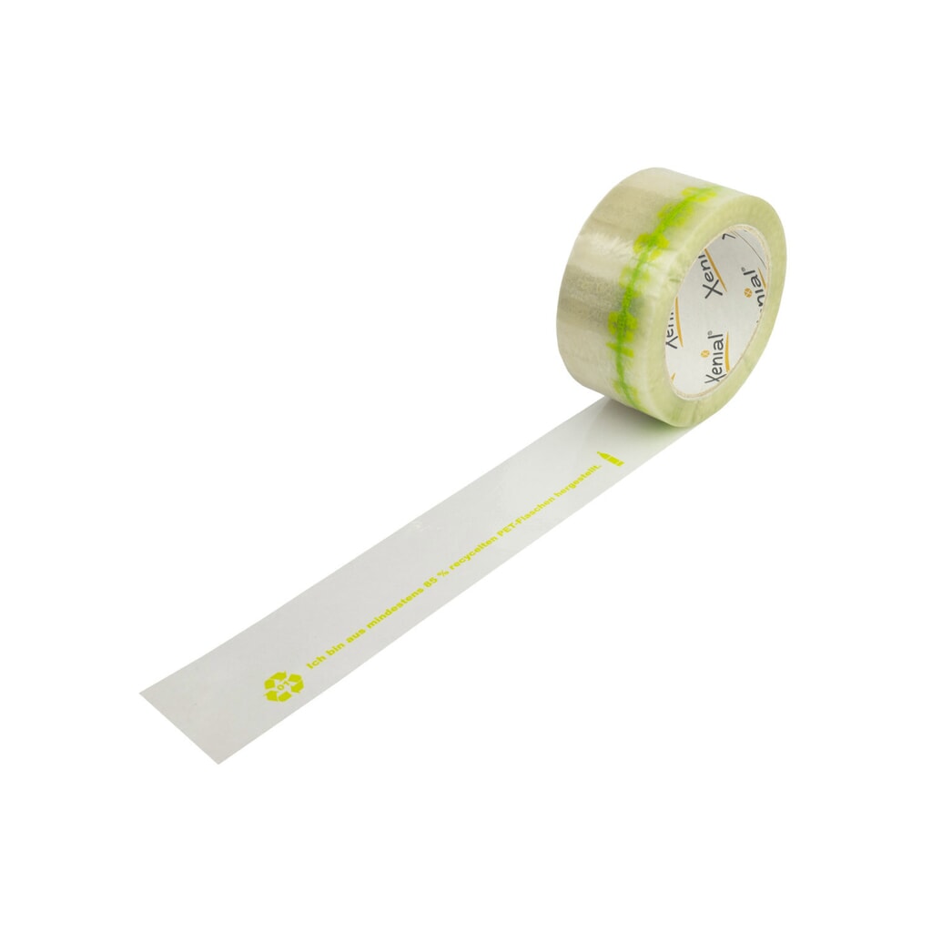 Illustration du produit: Xenial® Ruban adhésif en PET recyclé, 37 µ, lxL 50 mm x 100 ml, transparent, 36 pcs/UV