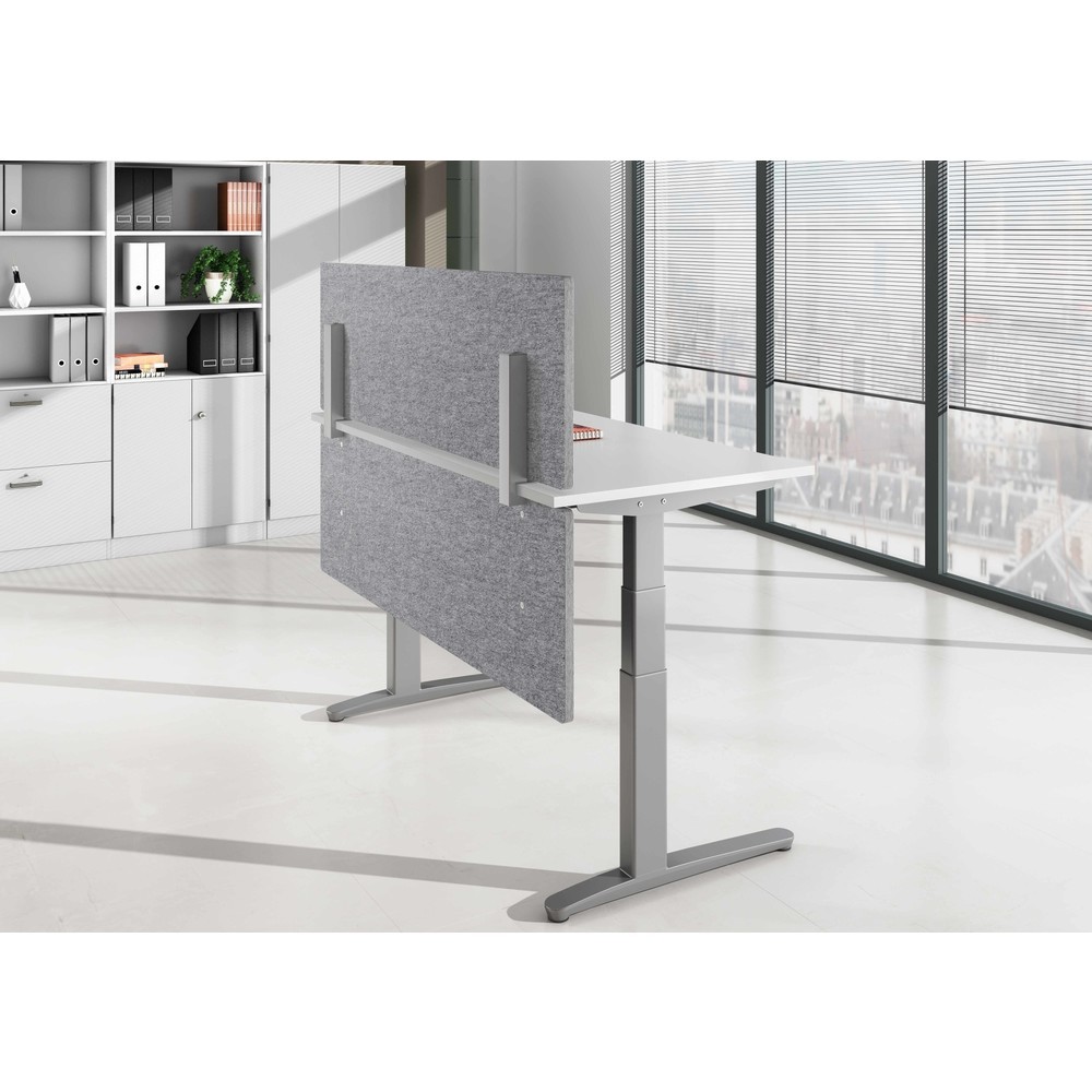 Produktabbildung Nr. 4: Frontpaneel Hammerbacher, geluidsisolerend voor tafel 180, grijs