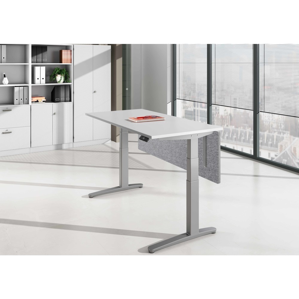 Produktabbildung Nr. 5: Frontpaneel Hammerbacher, geluidsisolerend voor tafel 180, grijs