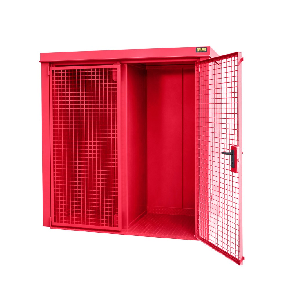 Product afbeelding: Gasflescontainer Bauer® GFC-B/W M1, gelakt, vuurrood