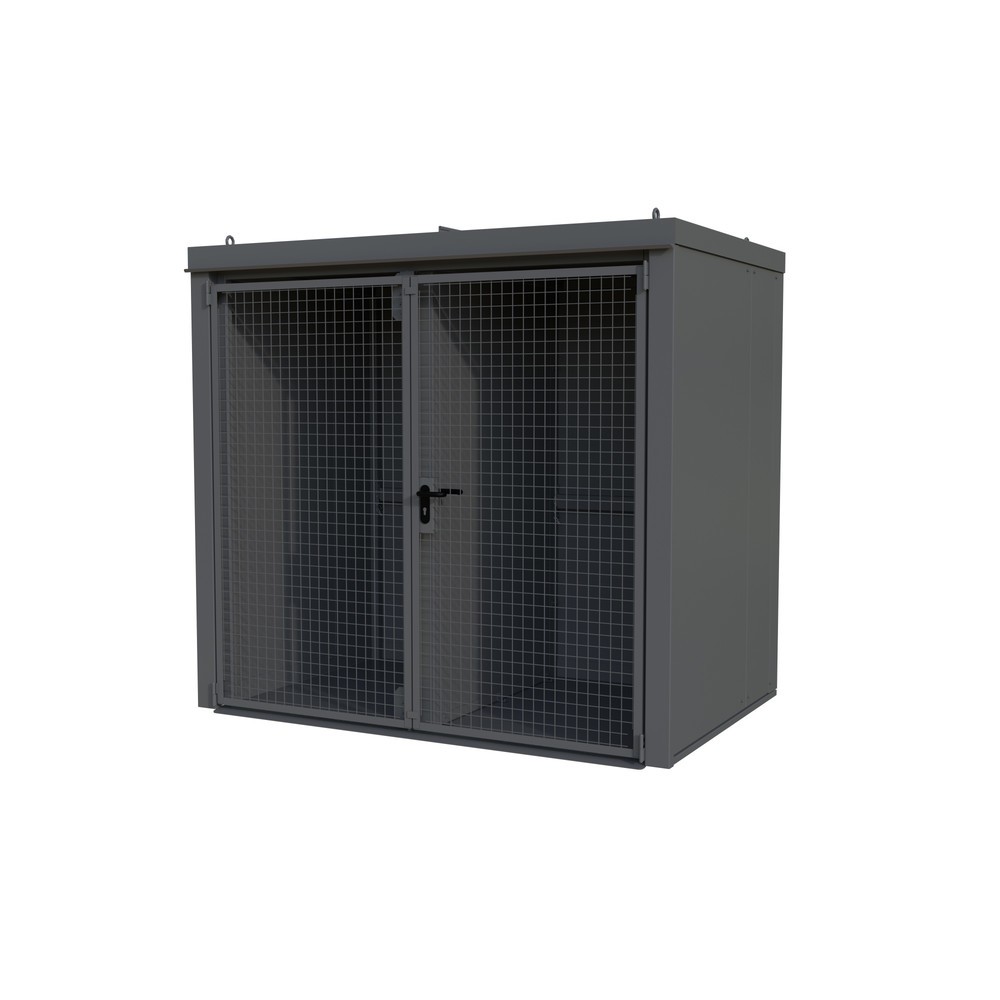Productafbeelding nr. 1: Gasflescontainer Bauer® GFC-B/W M3, gelakt, muisgrijs