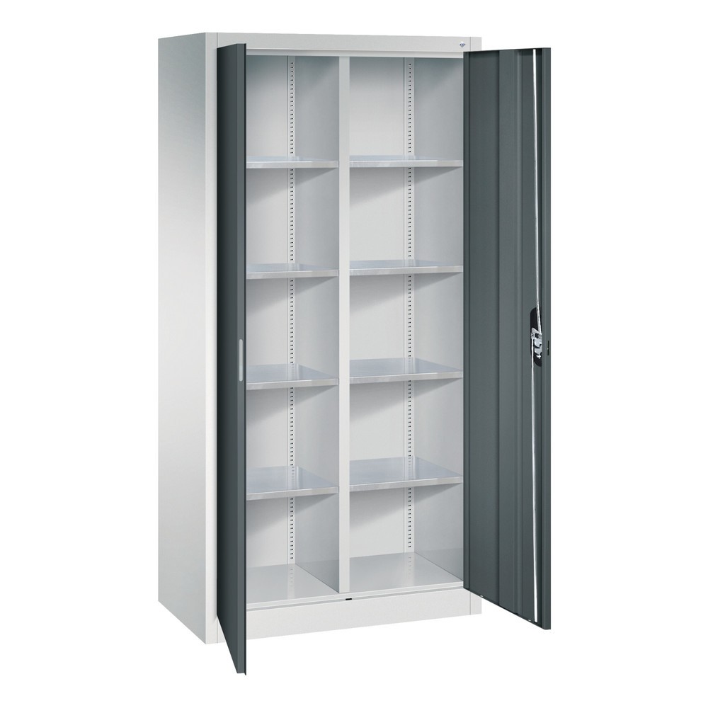 Produktabbildung Nr. 6: Gereedschapskast C+P, laden 4x174 mm, 6 legborden, breedte 930 mm, lichtgrijs, gentiaanblauw