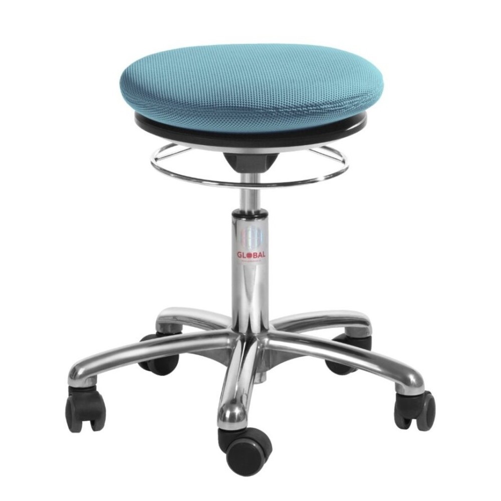 Produktabbildung Nr. 1: Global Stole A/S Hocker Pilates, 3D-stof, zithoogte 450-580 mm, lichtblauw