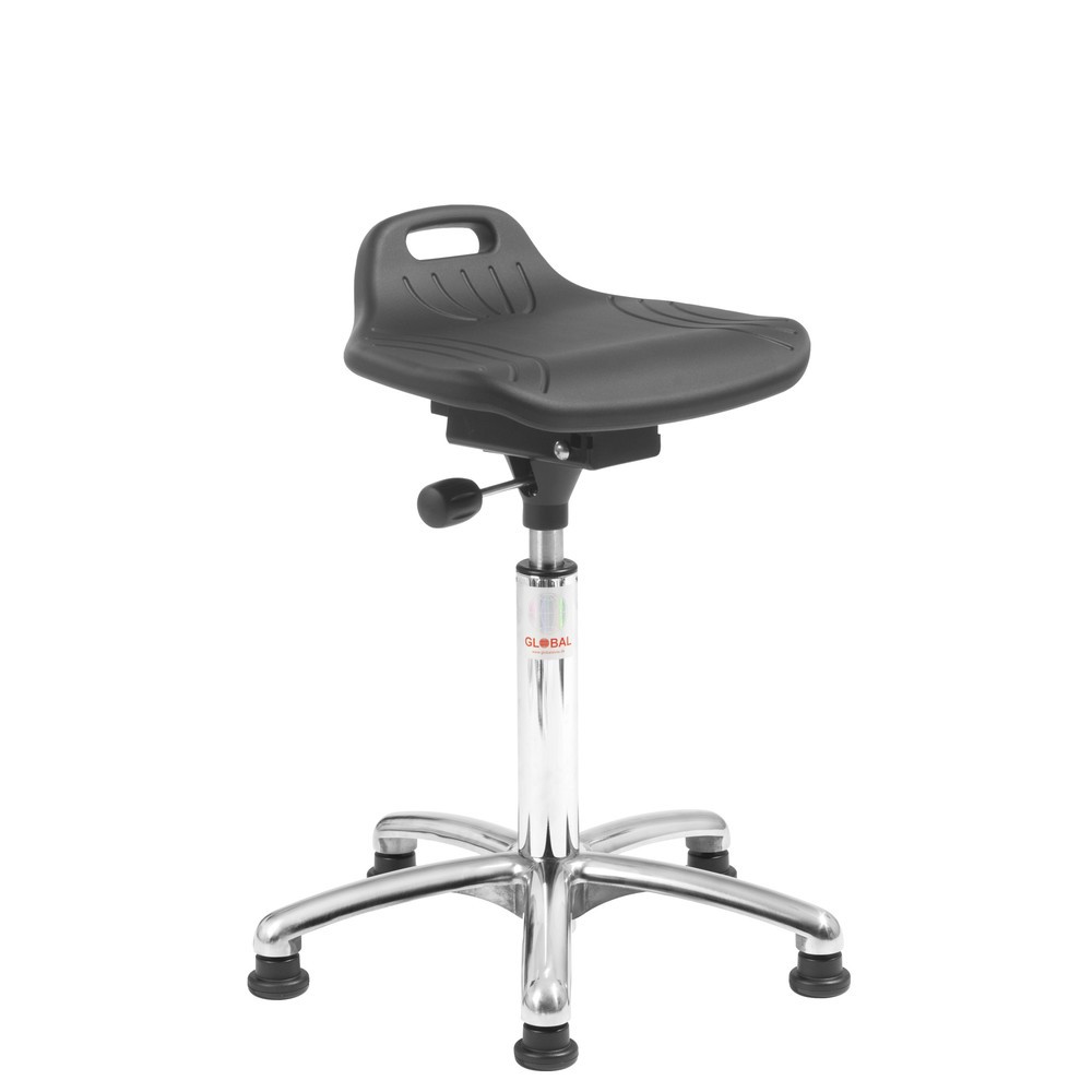 N° de l'image du produit 1 : Siège assis-debout Global Stole A/S Omega Alu50, patins, noir