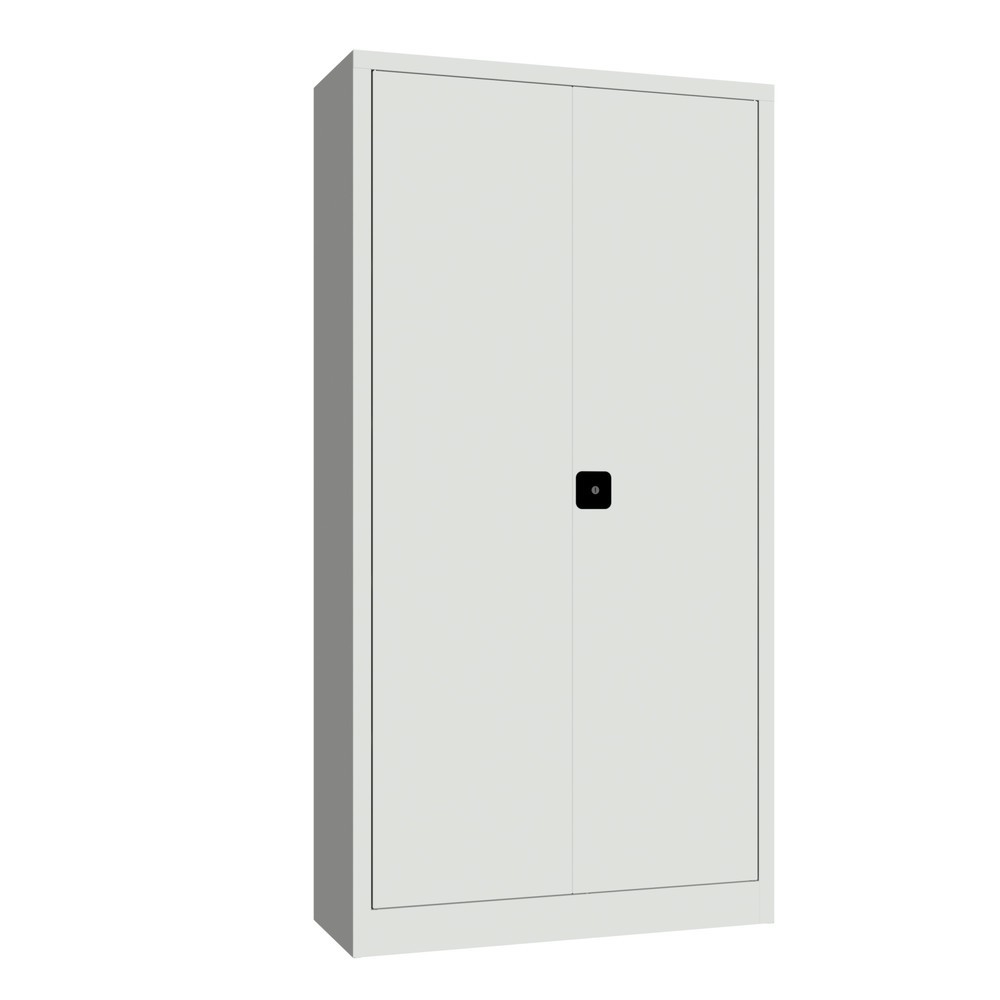 Produktabbildung Nr. 3: Grote draaideurkast PAVOY, 4 legborden, hxbxd 1.950 x 1.000 x 400 mm, lichtgrijs, lichtgrijs