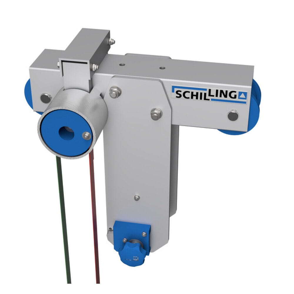 N° de l'image du produit 9 : Portique de levage SCHILLING en aluminium avec double traverse divisible, mobile, point d'accrochage 2 613-3 363 mm, longueur 6 000 mm, capacité de charge 2 000 kg