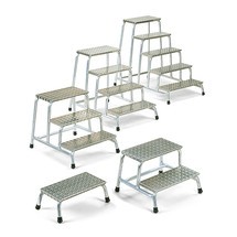 Montagetrap uit aluminium