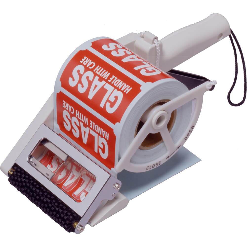 Productafbeelding nr. 1: Handetikettendispenser TO 100 – voor brede etiketten (55–100 mm breed), etikethoogte 18–60 mm