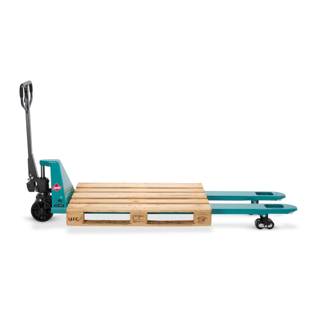 Produktabbildung Nr. 10: Handtranspallet Ameise® PTM 2.0, draagvermogen 2.000 kg, vorklengte 2.000 mm, polyurethaan, tandemwielen