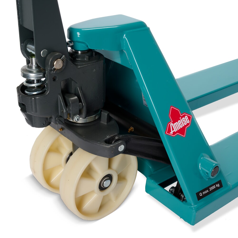 Produktabbildung Nr. 12: Handtranspallet Ameise® PTM 2.0, draagvermogen 2.000 kg, vorklengte 2.000 mm, nylon, tandemwielen
