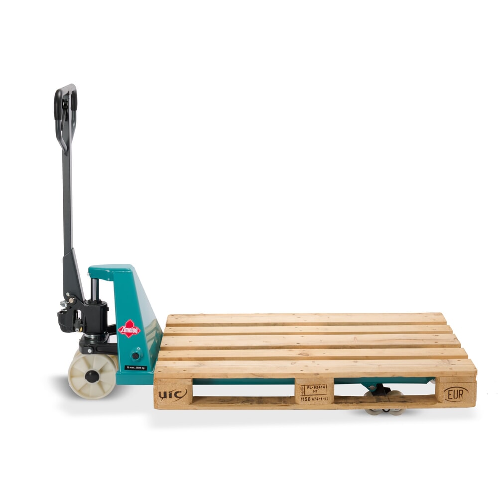 Produktabbildung Nr. 9: Handtranspallet Ameise® PTM 2.5, draagvermogen 2.500 kg, vorklengte 1.150 mm, nylon, tandemwielen