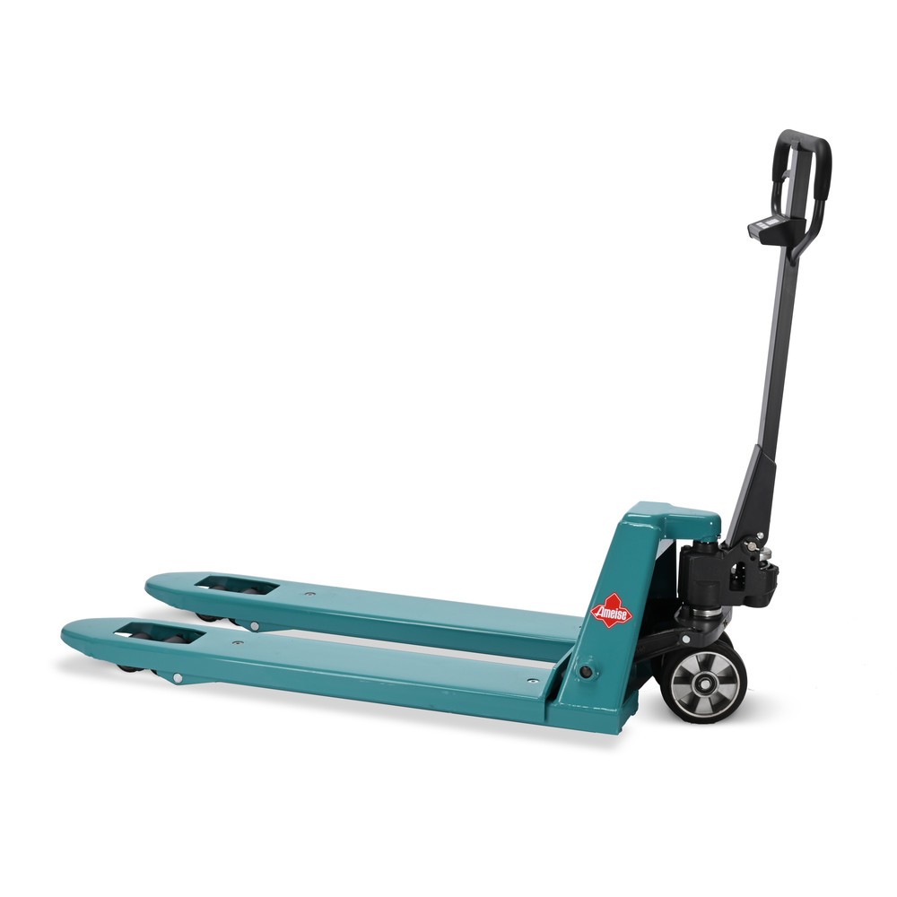 Produktabbildung Nr. 8: Handtranspallet met weegschaal Ameise® PTM 2.0 Scale met display aan de disselkop, draagvermogen 2.000 kg, tandemwielen