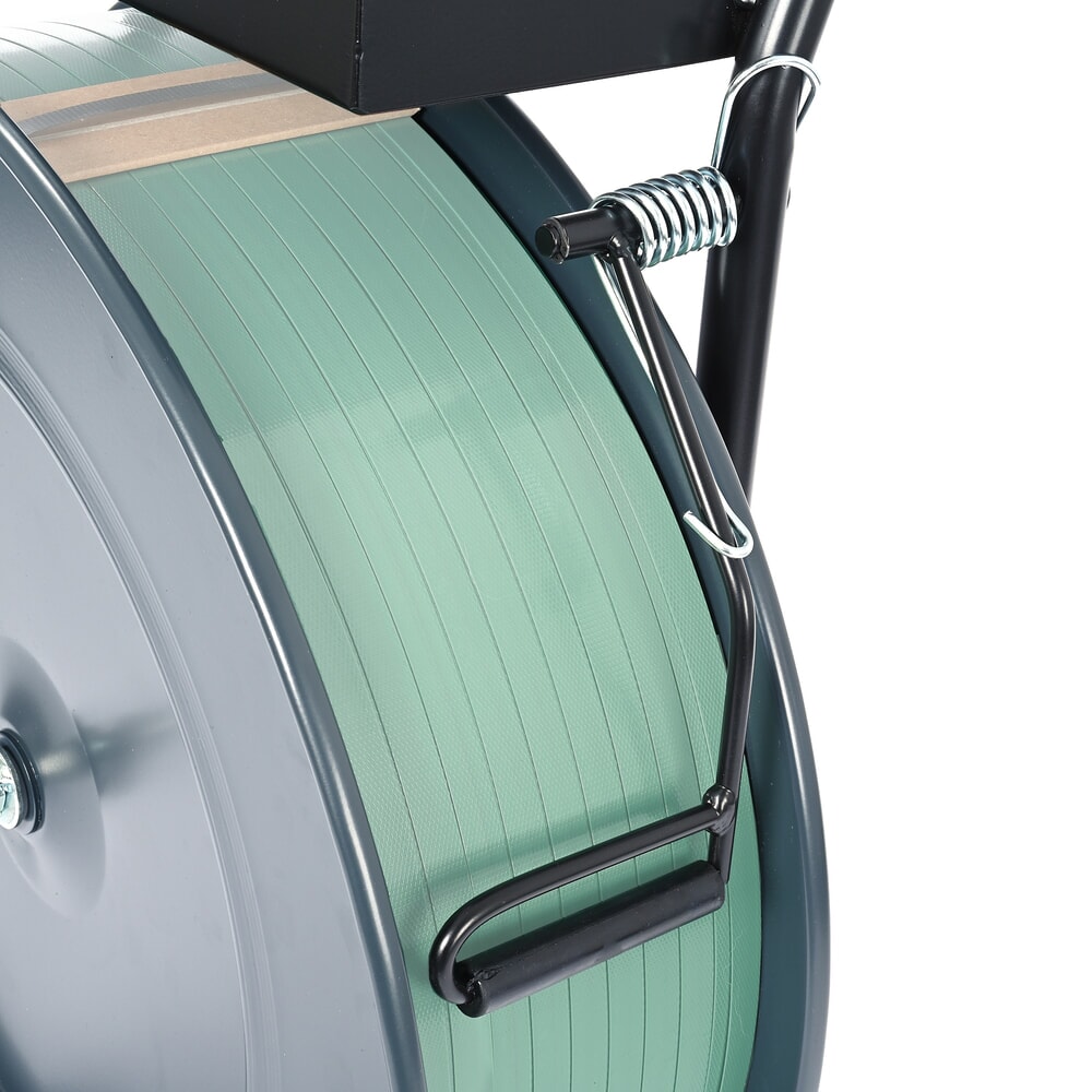 Productafbeelding nr. 9: HEMMDAL afrolwagen voor PP- en PET-omsnoeringsband, ergonomisch 4-wielsysteem, kerndiameter 406 mm