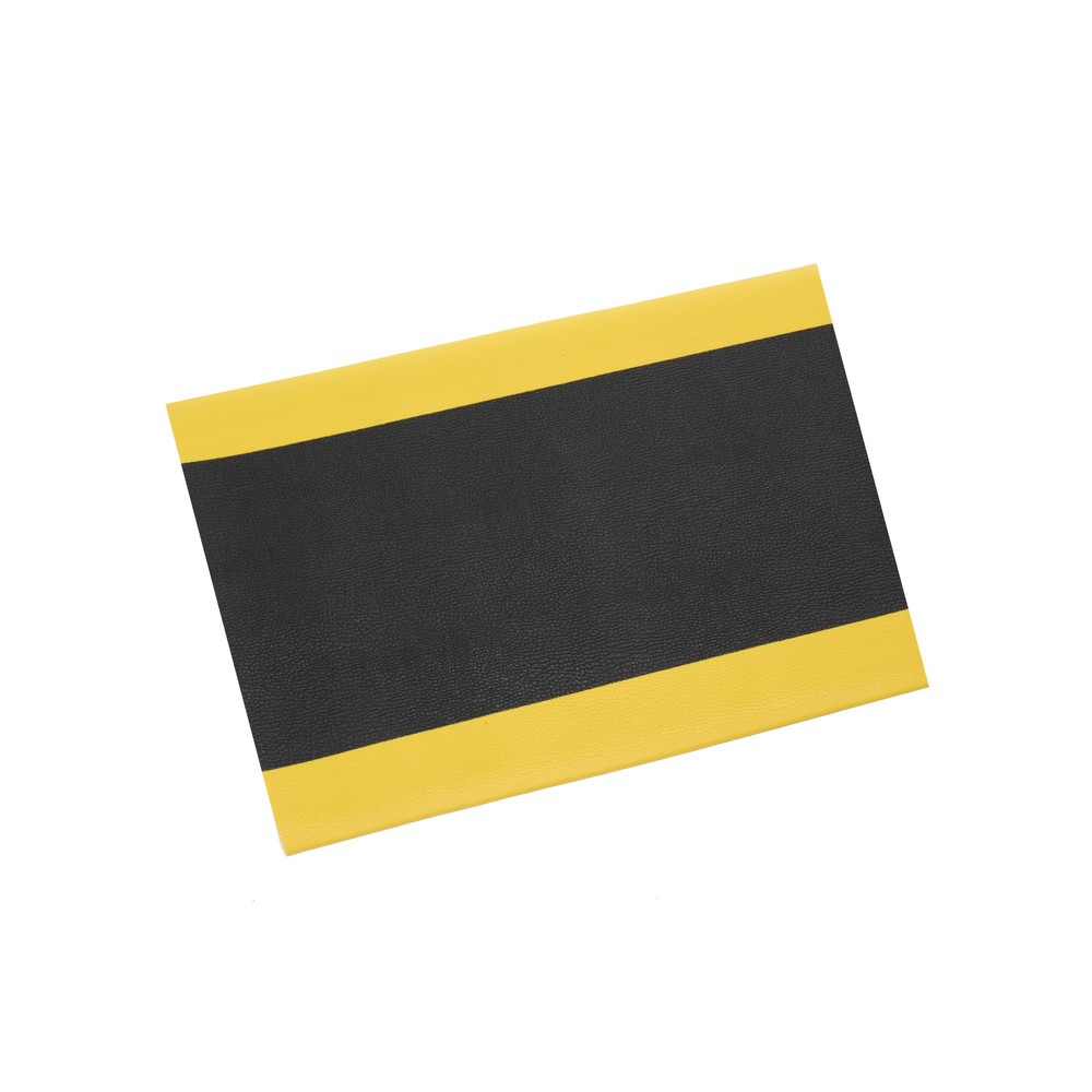 Produktabbildung Nr. 1: Antivermoeidheidsmat HEMMDAL ErgoSoft Classic, getextureerd, 1-laags, bxl 600 x 900 mm, zwart / geel
