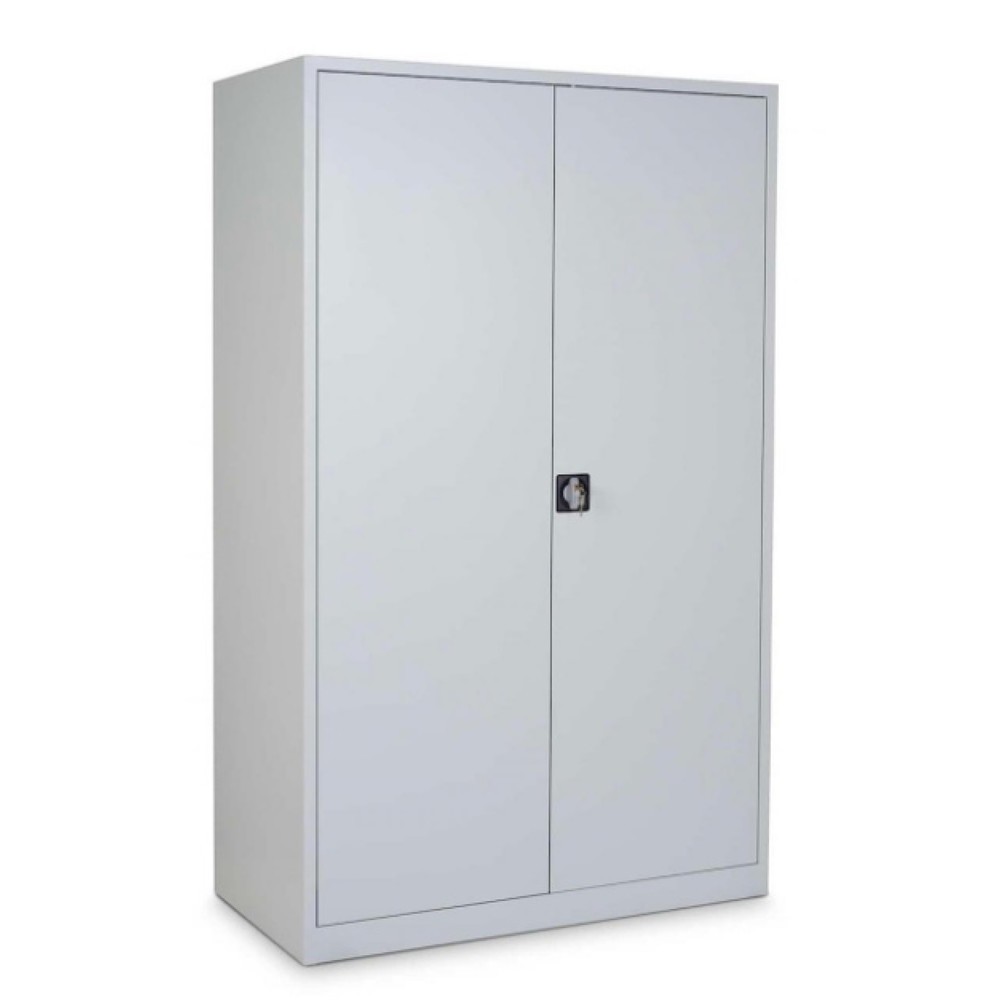 Produktabbildung Nr. 1: HEMMDAL Armoire à portes battantes HF-ST, 5 HC, HxlxP 1 950 x 1 200 x 420 mm, tablettes revêtues par poudrage, gris clair