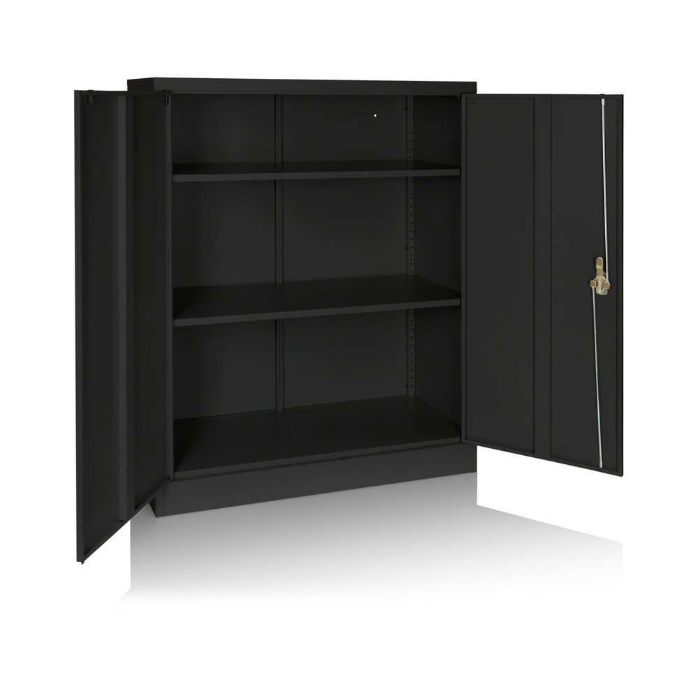 Produktabbildung Nr. 2: Armoire à dossiers hjh OFFICE COLOR AS 105 x 90 x 40 cm métal, noir