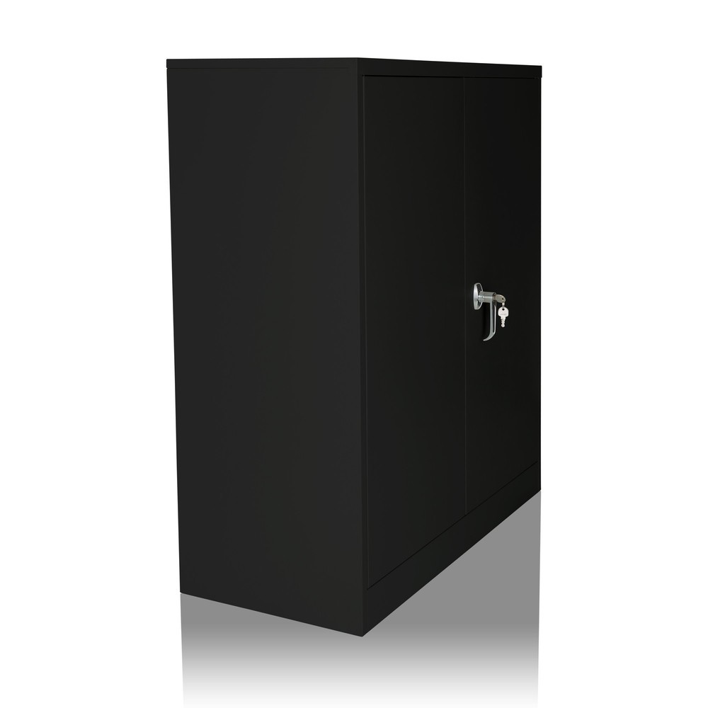 Produktabbildung Nr. 5: Armoire à dossiers hjh OFFICE COLOR AS 105 x 90 x 40 cm métal, noir