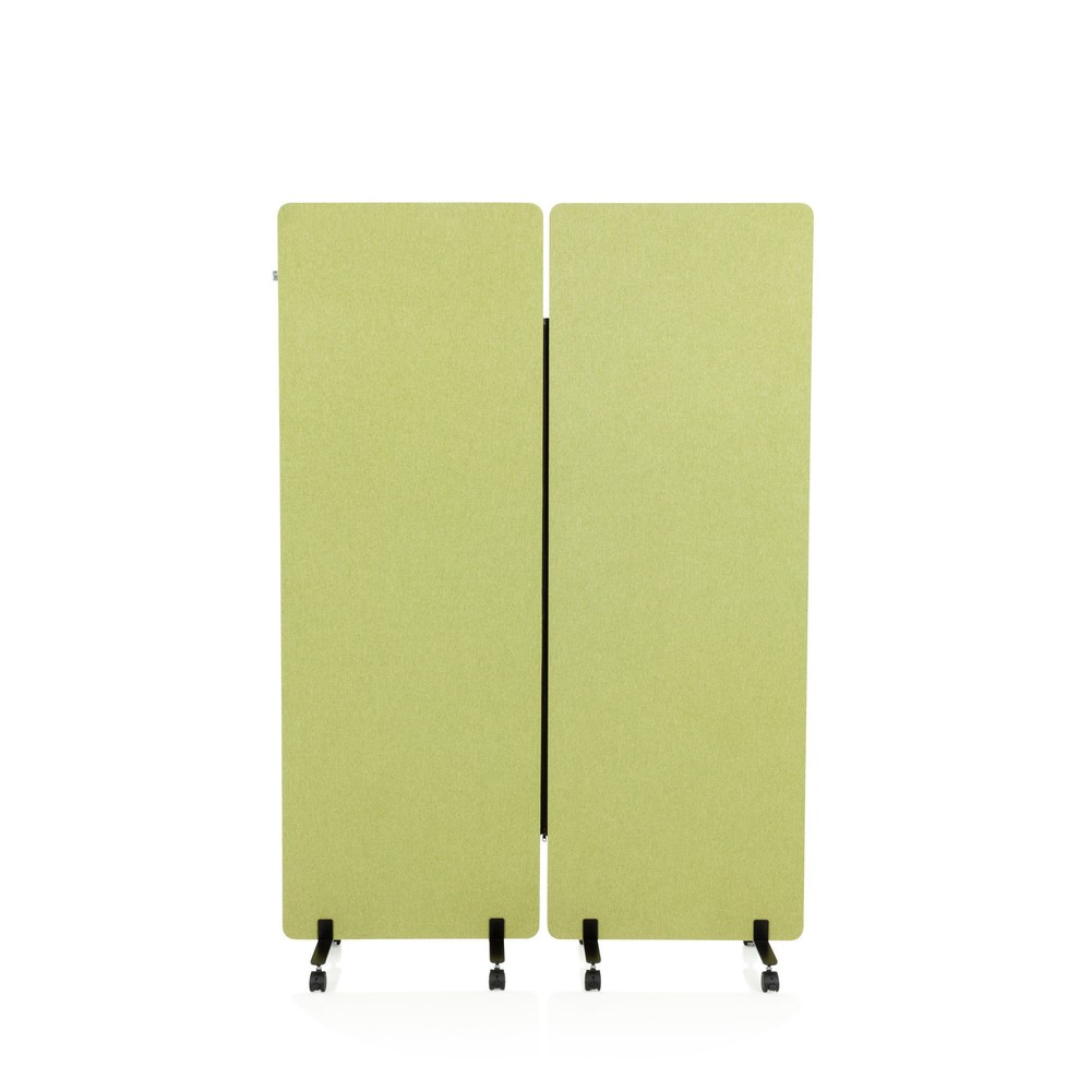 Produktabbildung Nr. 1: Système de parois de séparation mobiles acoustiques hjh OFFICE FLEXMIUT, lot de 2, vert